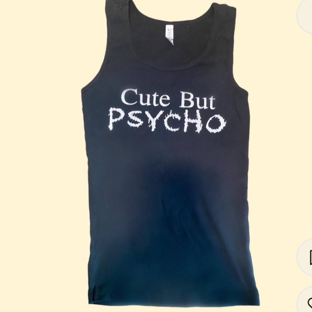 Bella Canvas Black Tank Top